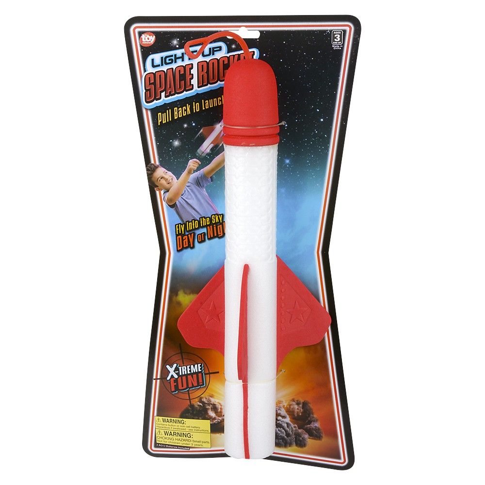 24 pieces 15.25" LighT-Up Foam Rocket - Car, Planes, Trains & Bikes