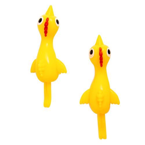 48 Wholesale Slingshot Rubber Chickens - 2 Piece Set