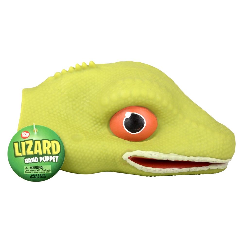 96 pieces Stretchy Lizard Hand Puppet 6" - Magic & Joke Toys
