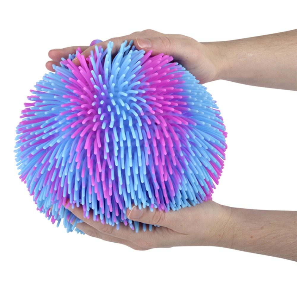 18 pieces 8" TwO-Tone Puffer Ball 6ct - Balls