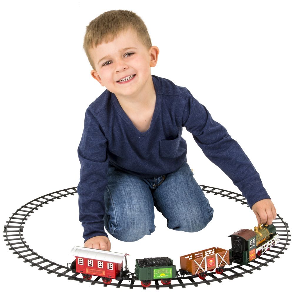 12 pieces Deluxe Classic Train Set - Car, Planes, Trains & Bikes