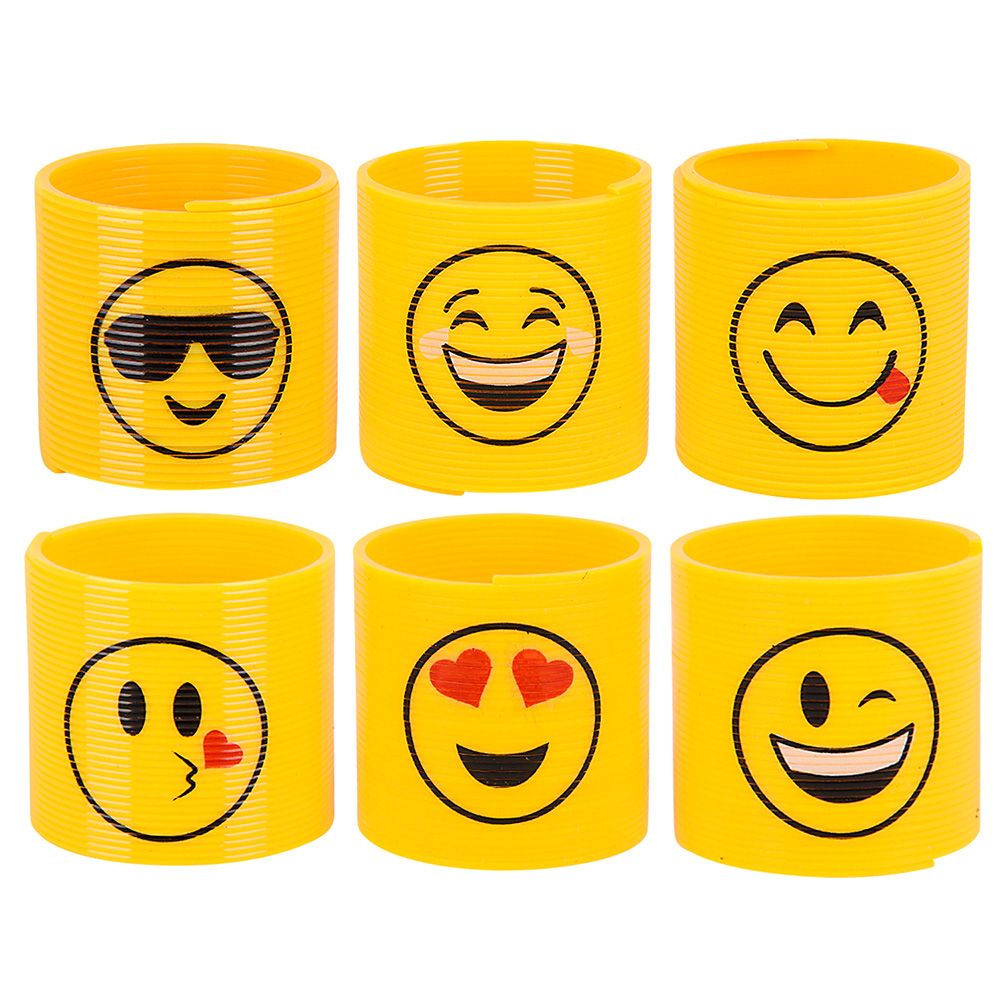 1200 pieces 1.4" (35mm) Emoticon Coil Spring - Magic & Joke Toys