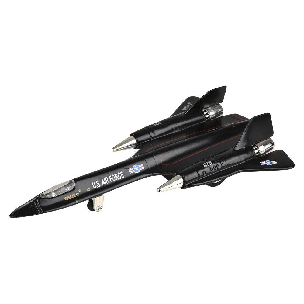 72 pieces 8 Inch DiE-Cast Pull Back SR-71 Blackbird (6pcs/disp) - Car, Planes, Trains & Bikes