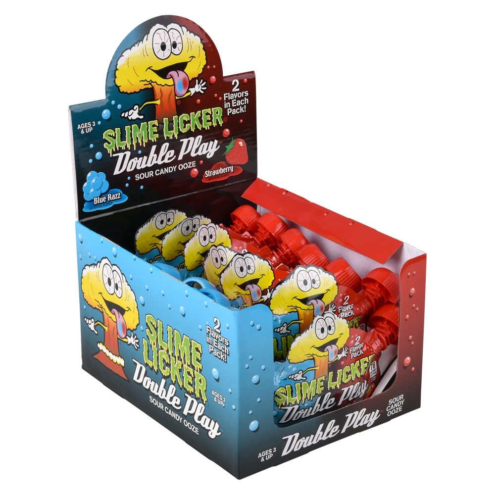 144 pieces Toxic Waste Slime Licker Double Play - Food & Beverage