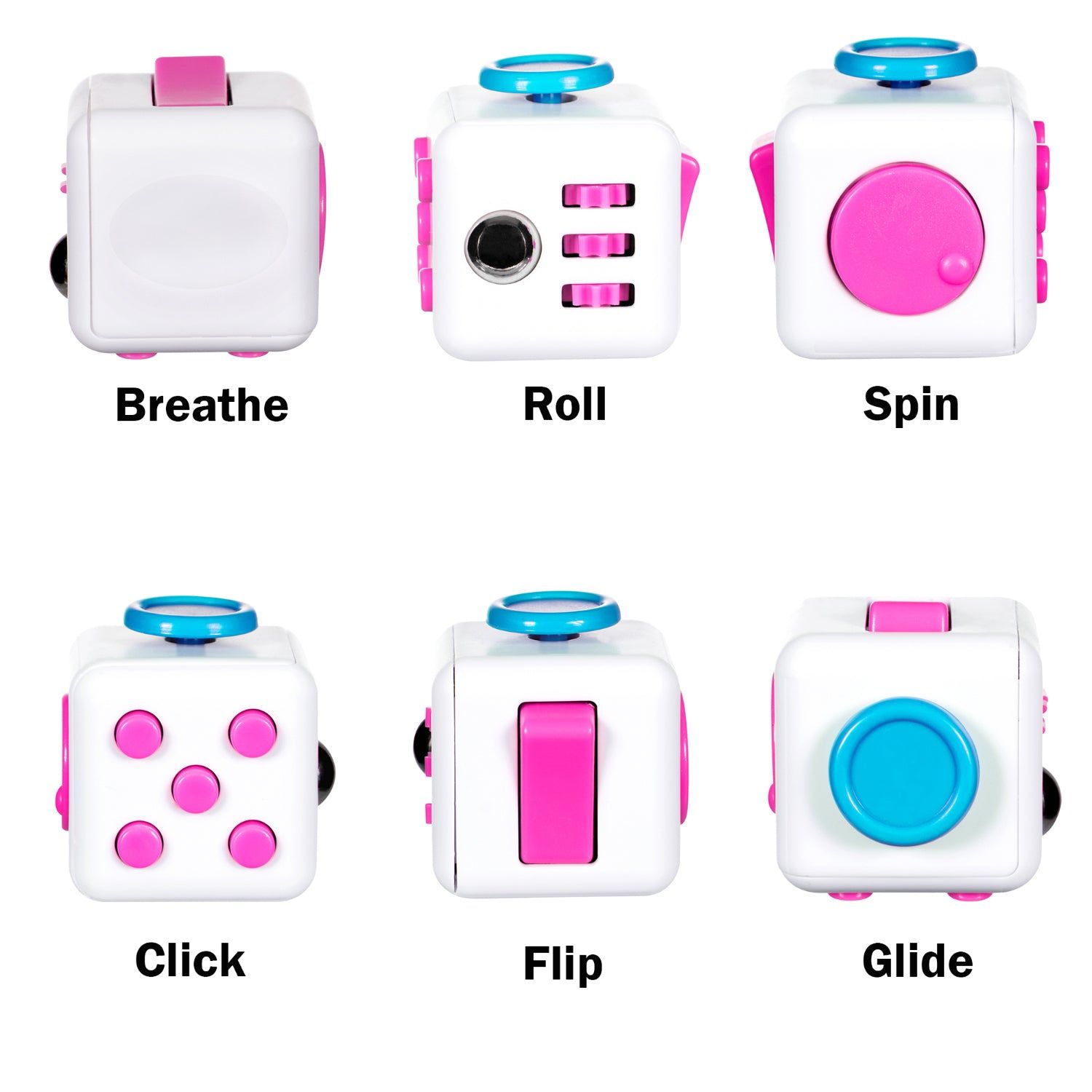 Wholesale Footwear White & Pink Focus Cube