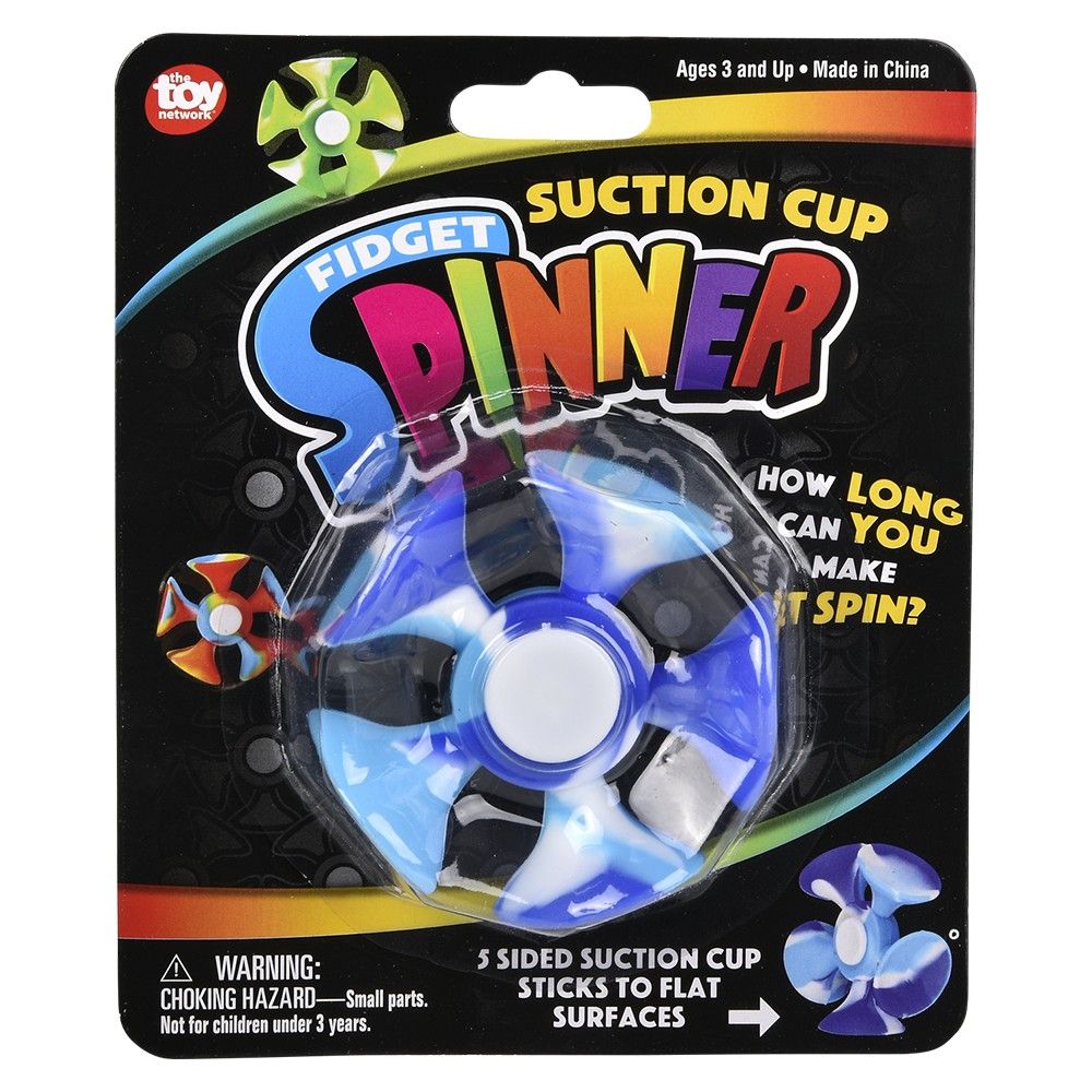 144 pieces 3 Inch Suction Cup Fidget Spinner - Fidget Spinners