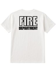 48 Wholesale Bulk Fire Dept. T-Shirts Cotton Blend Uniform Tees For Firefighters, Crew & Public Safety Printed In Usa, White Size 3xl