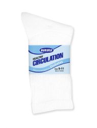 120 Pairs Buruka Crew Diabetic Socks 10-13 - Men's Diabetic Socks