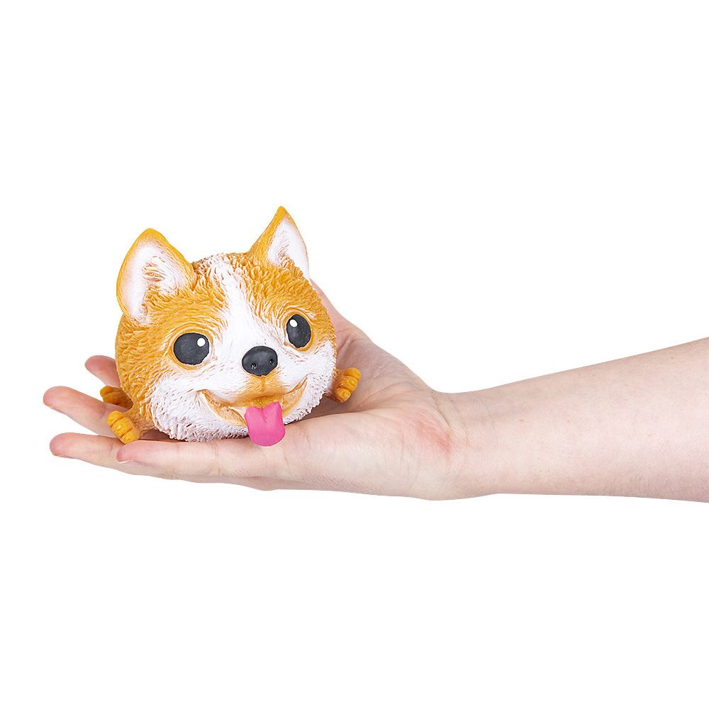 72 pieces 4" Squish And Stretch Puffy Dog - Slime & Squishees