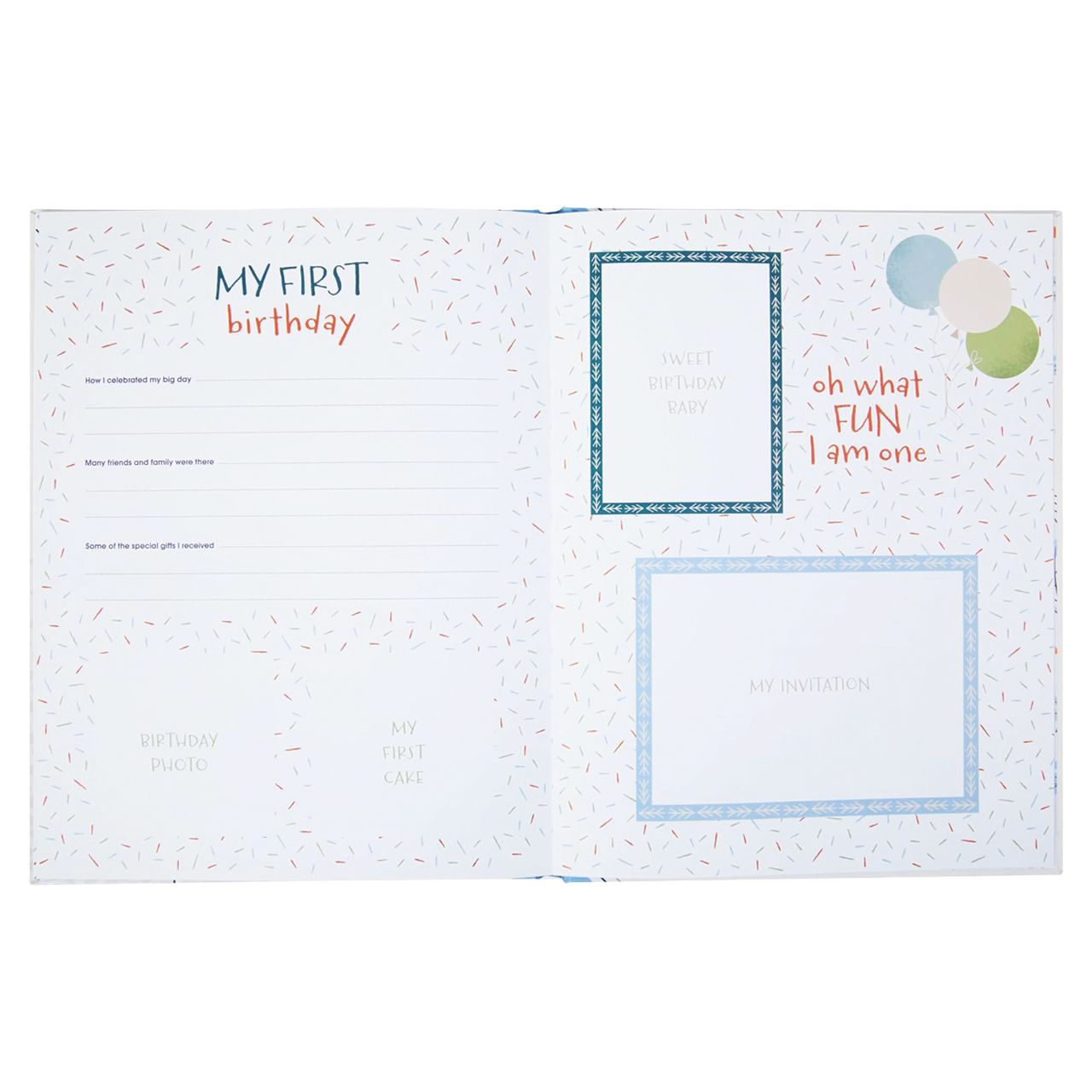 12 pieces Forest Friends Baby Keepsake Memory Book - Baby Accessories
