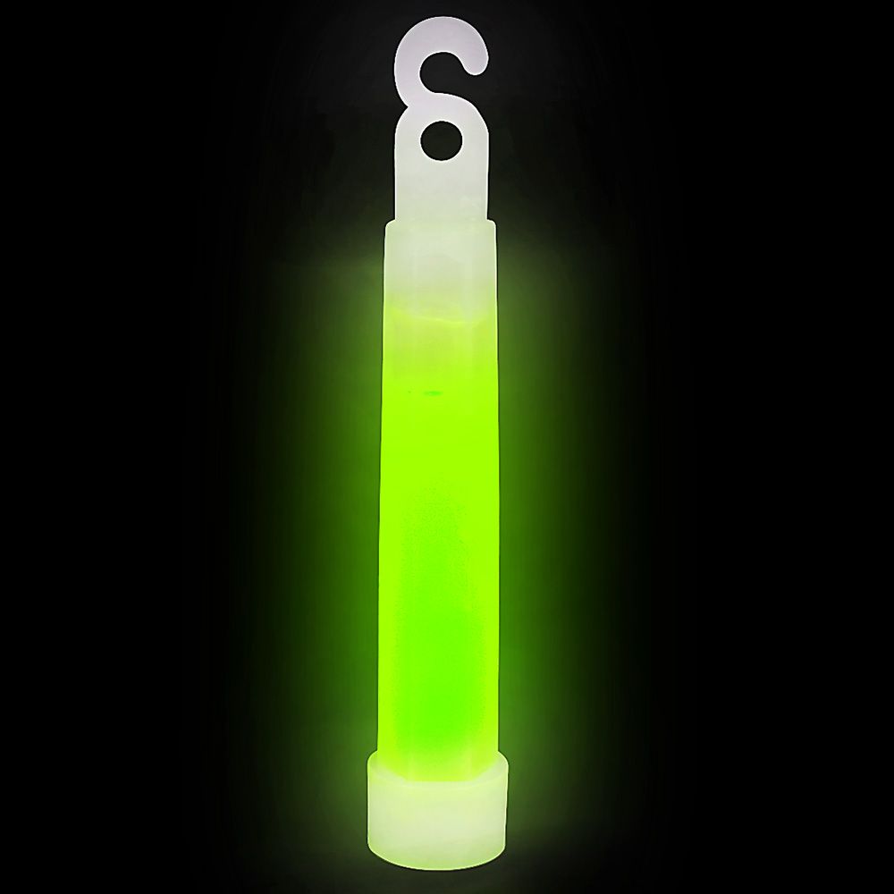 576 pieces 4" Green Glow Stick Necklace - Glow in the Dark