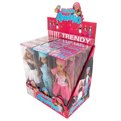 12 Pieces Ethnic Amelia Trendy Dolls. - Dolls & Accessories