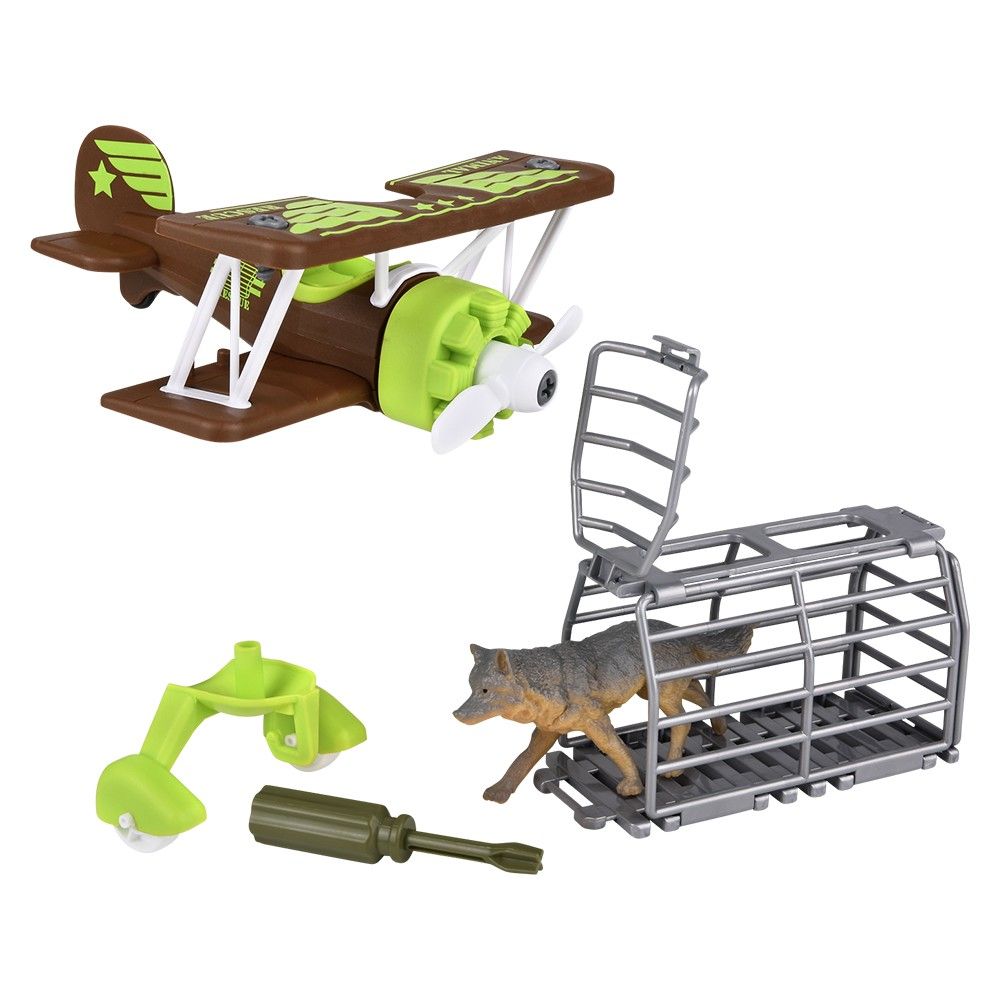 12 pieces Animal Evacuation Northern Trek Plane Wolf - Store