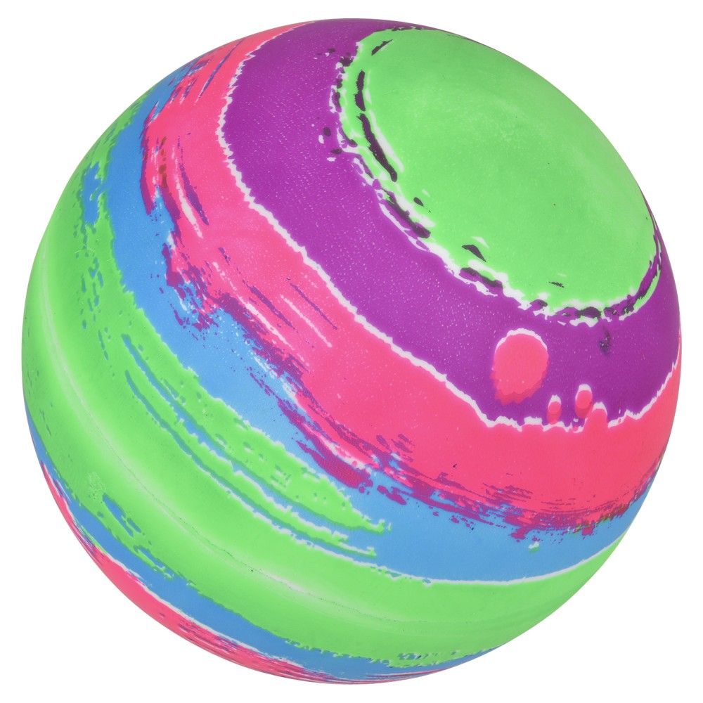 200 pieces 6 inch Neon Paint Brush Stripes Vinyl Ball - Balls