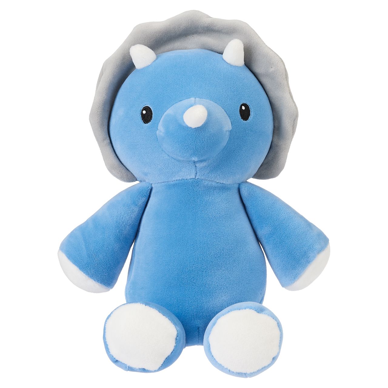 24 pieces Flannel Baby Blanket & Plush Toy - Blue Dino - Baby Accessories