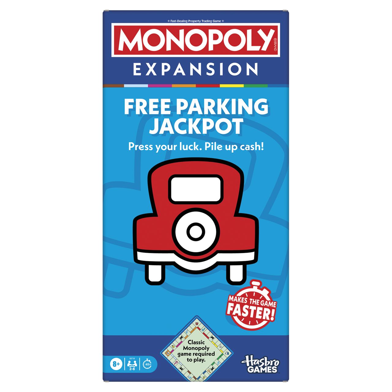 12 pieces Monopoly Free Parking Jackpot Expansion Game - Card Games