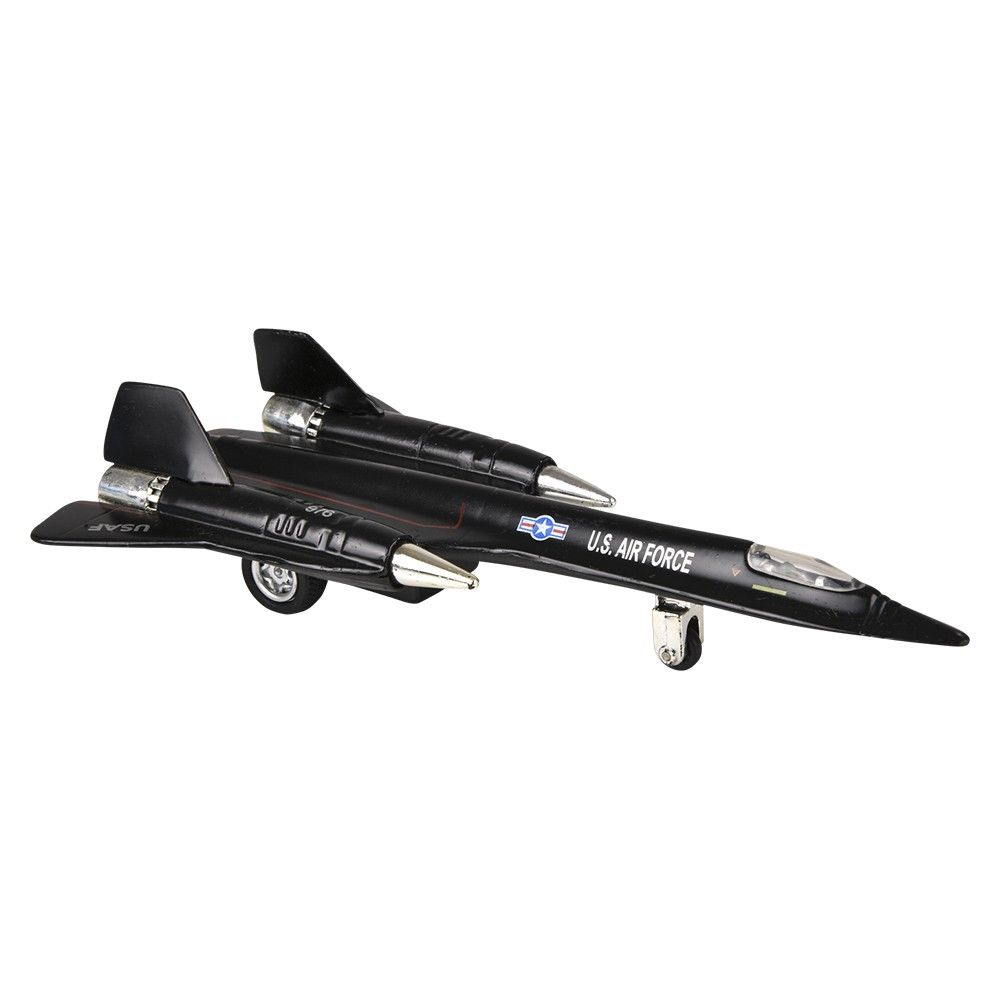 72 pieces 8 Inch DiE-Cast Pull Back SR-71 Blackbird (6pcs/disp) - Car, Planes, Trains & Bikes