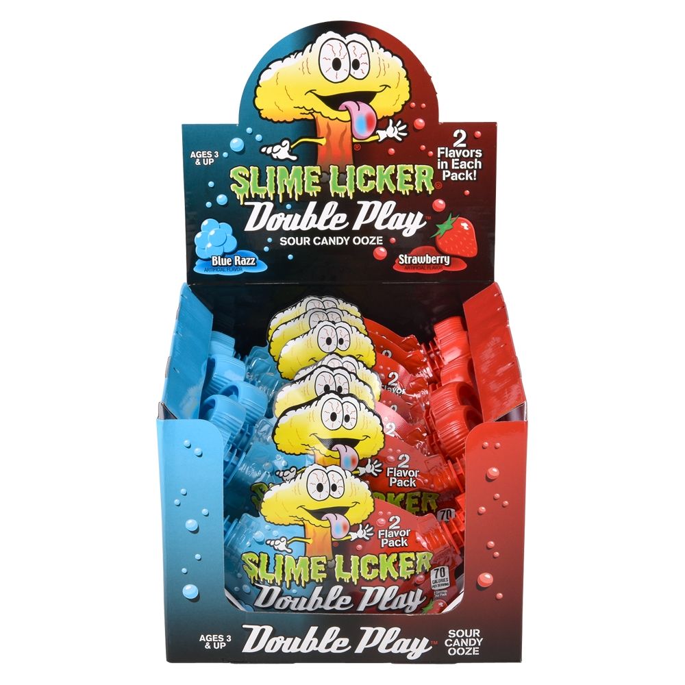 144 pieces Toxic Waste Slime Licker Double Play - Food & Beverage
