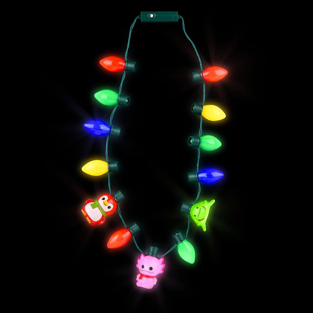 48 pieces LighT-Up Christmas Sea Life Necklace 20" - Necklace