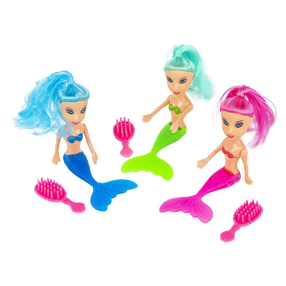 96 pieces 6 inch Mermaid Doll Play Set - Dolls & Accessories