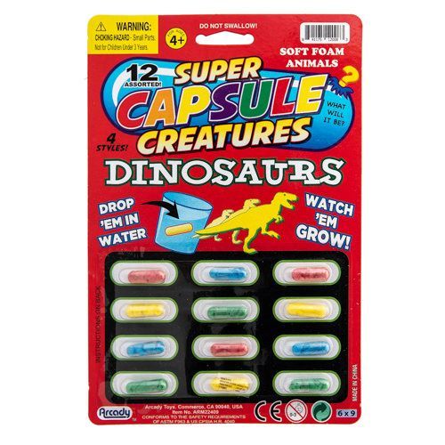 24 Wholesale Super Capsule Creatures - 12 Piece Set
