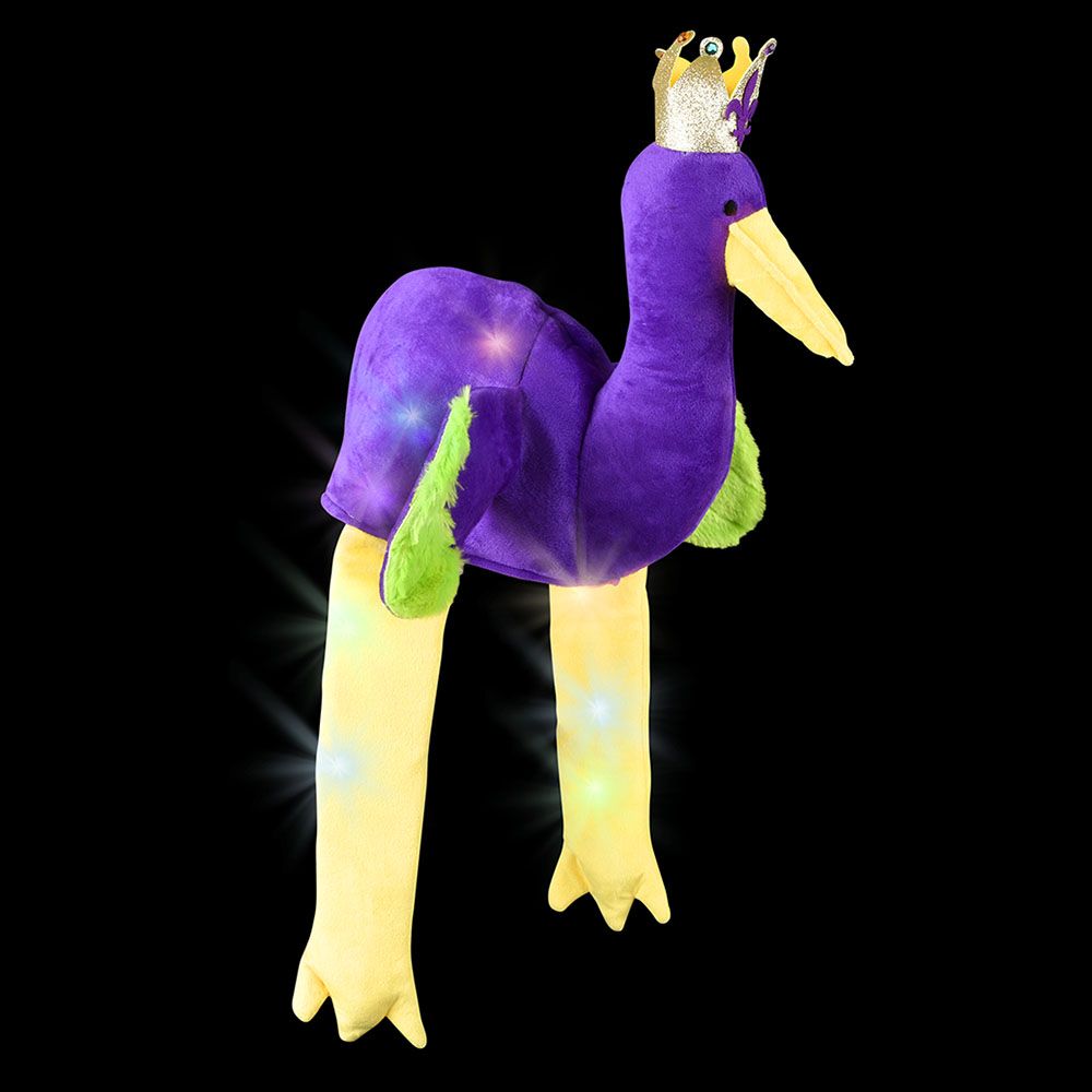 24 pieces Mardi Gras Pelican Moving Wings LighT-Up Hat - Light Up Toys