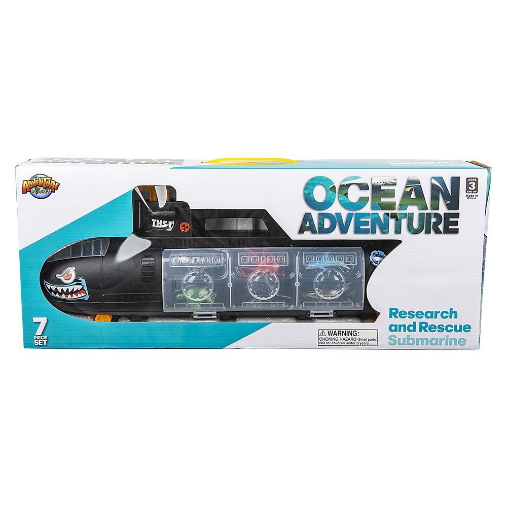 6 pieces Submarine With Ocean Animals - Animal & Reptiles