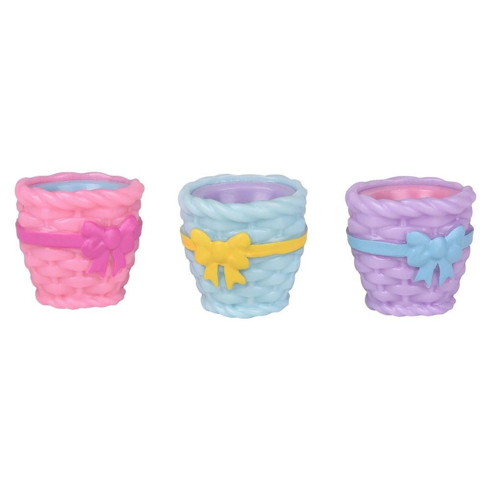 144 pieces Squeezy Pop Up Bunny In Easter Basket 3" 12/disp - Slime & Squishees