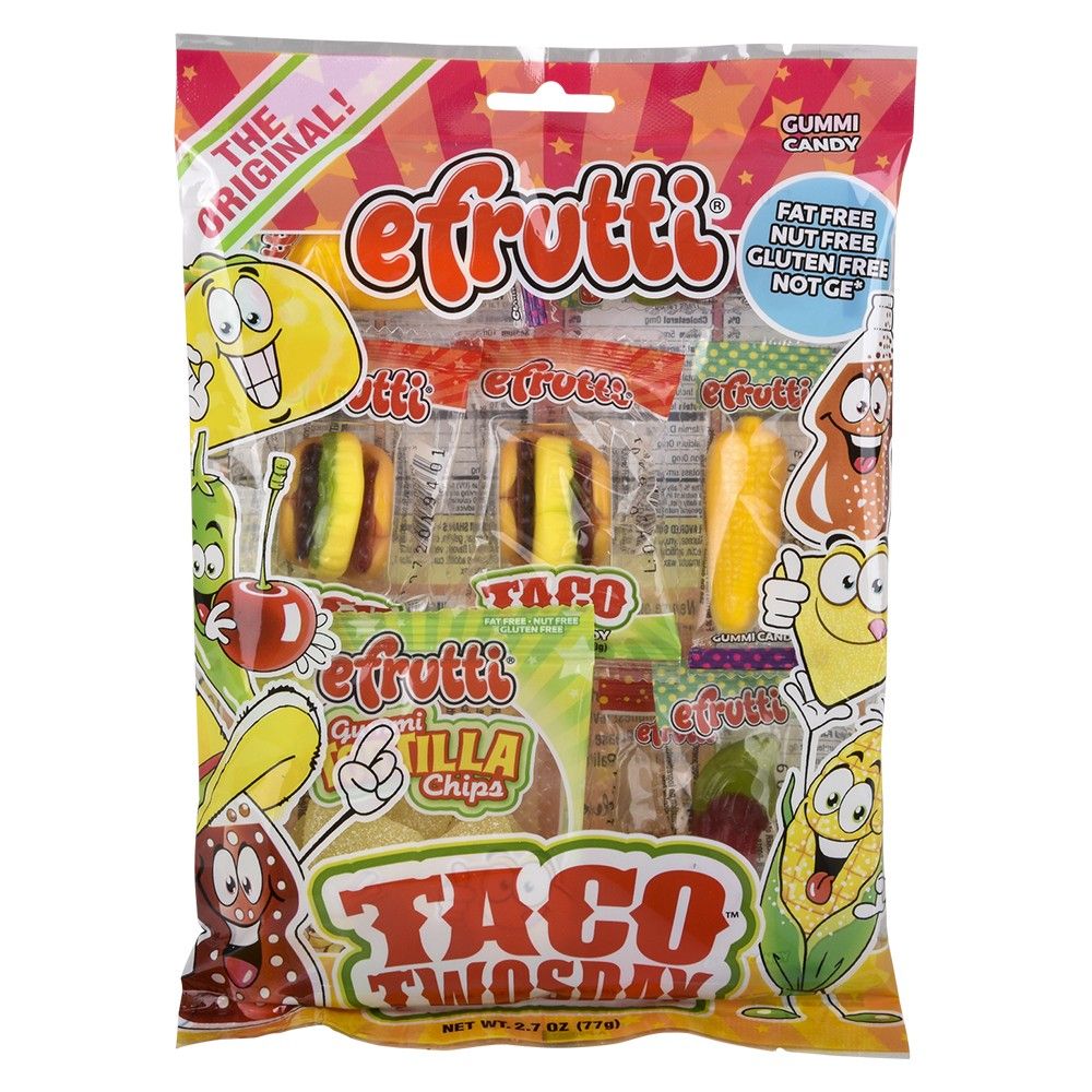 12 pieces Efrutti Gummi Taco Twosday 2.7oz - Food & Beverage