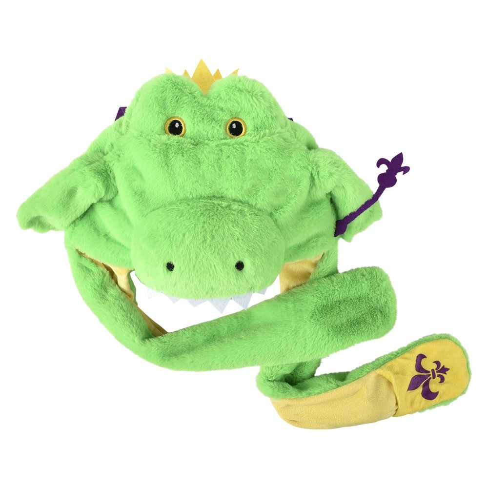 36 pieces Mardi Gras Alligator Popping Ear LighT-Up Hat - Costumes & Accessories