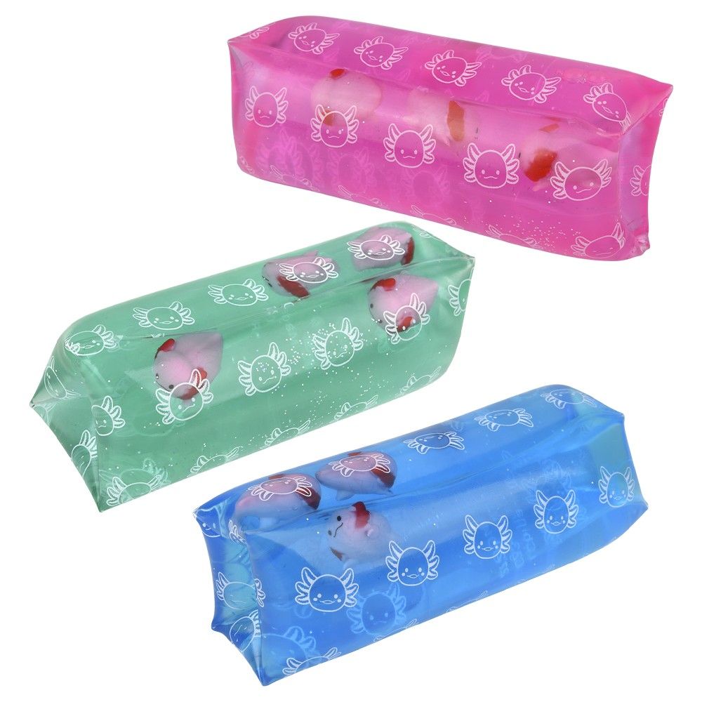48 pieces Jumbo Axolotl Water Wiggler 5" - Slime & Squishees
