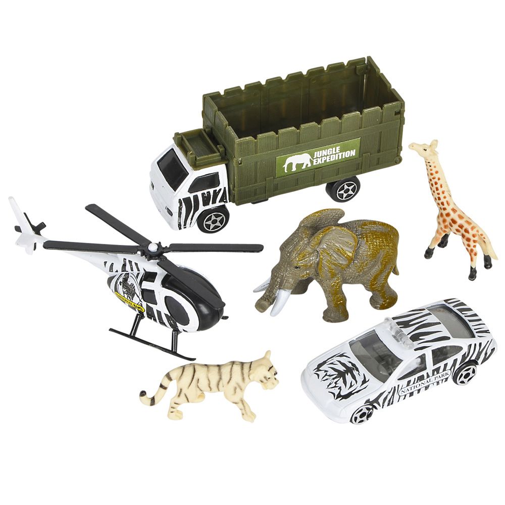 72 pieces 6pc Animal Die Cast Box Play Set - Boys Toy Sets