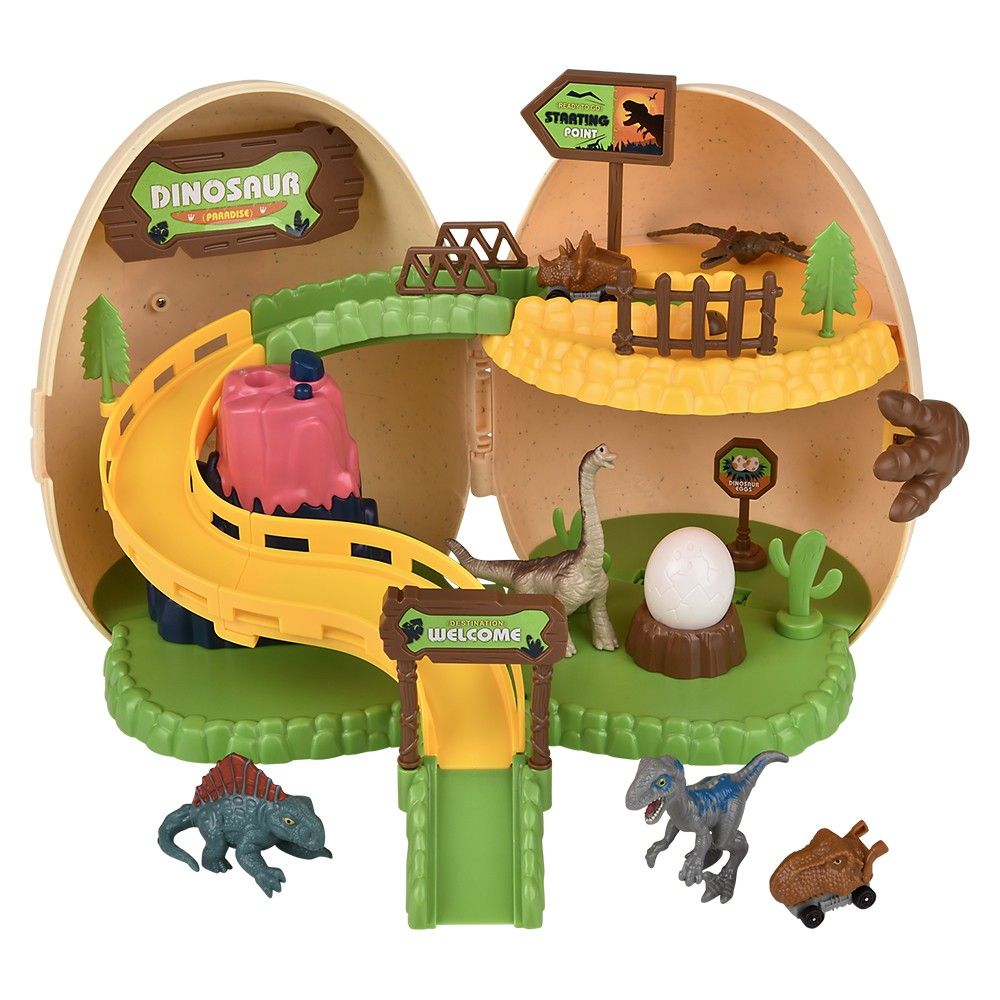 12 pieces Dinosaur Egg Expedition Track Set - Animal & Reptiles