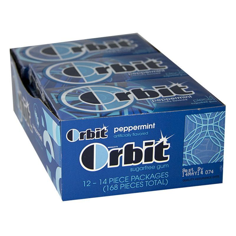 48 Wholesale Orbit Peppermint Gum - 14 pieces