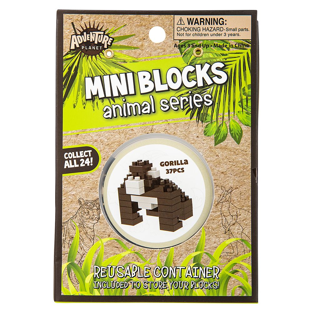 60 pieces Mini Blocks Gorilla - Puzzles