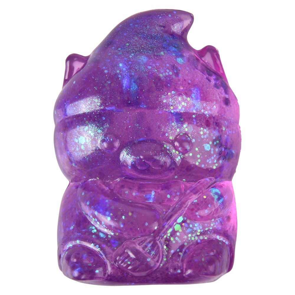 24 Wholesale (t) Jumbo Sugar Squeezy Halloween Witch Cat 4"