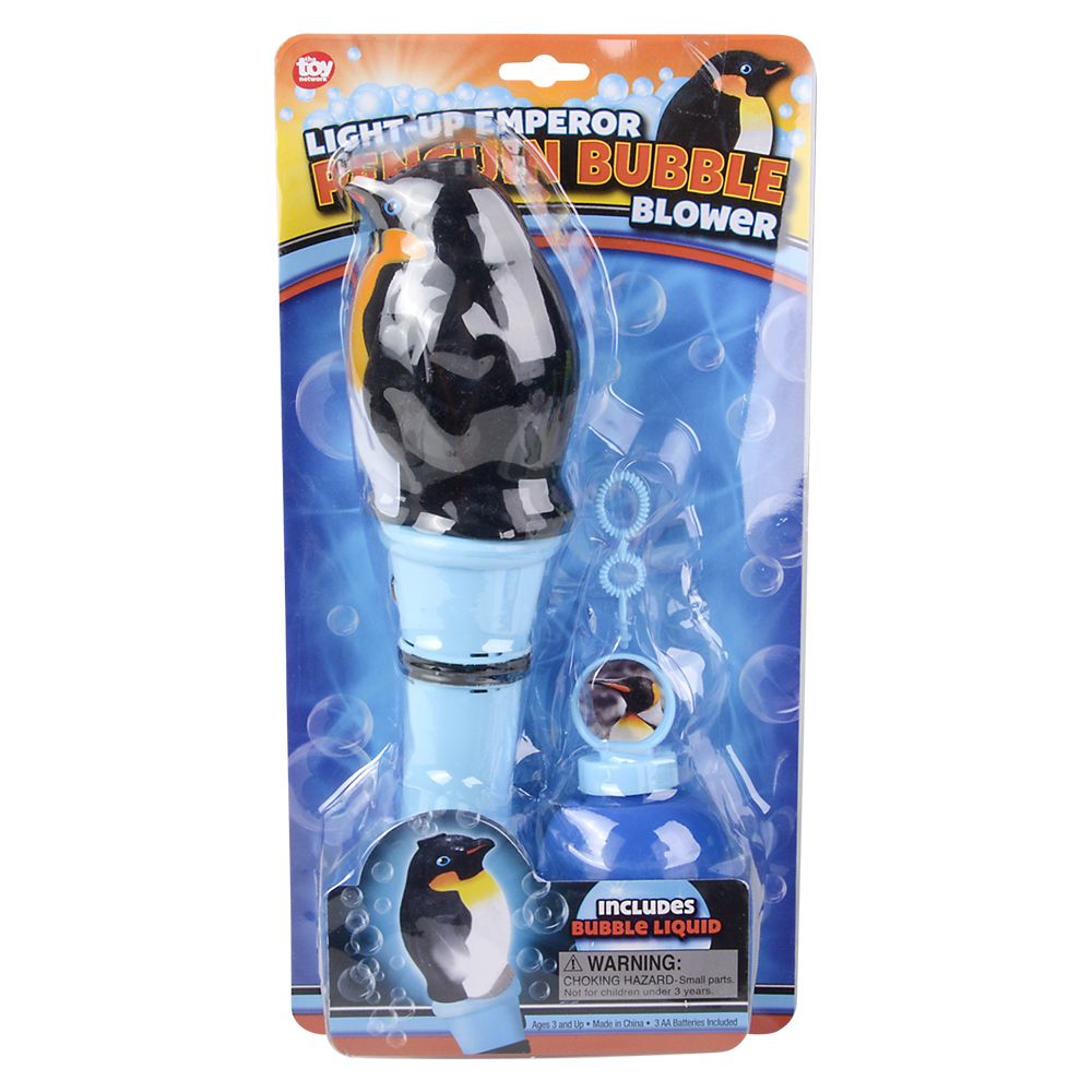 24 pieces 12" Emperor Penguin LighT-Up Bubble Blower - Bubbles