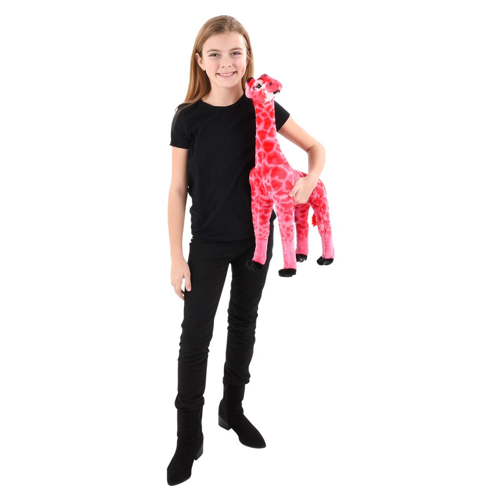 6 pieces 25" Pink Giraffe Plush - Plush Toys