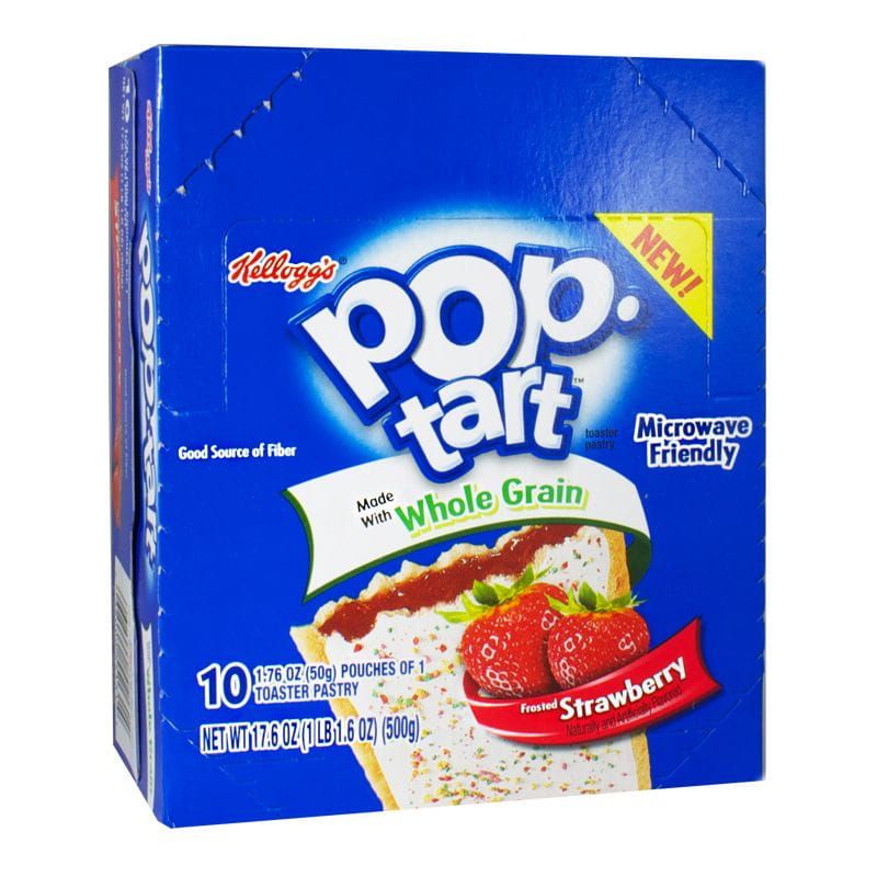 10 Wholesale Pop Tarts Frosted Strawberry - 1.76 Oz.