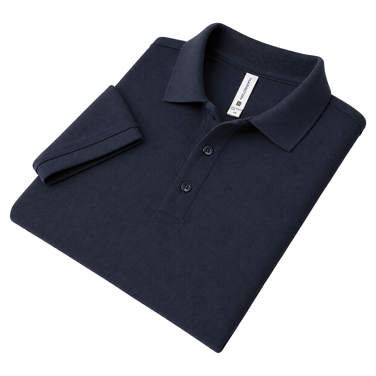 72 pieces Harriton Men's Maverick Cvc Pique Polo Shirt - Dark Navy - Store