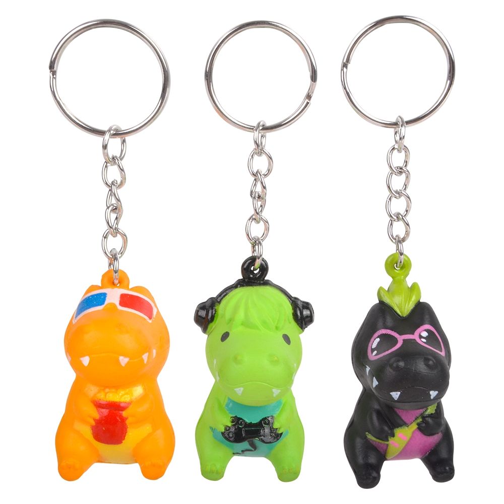 480 pieces 1.5" Collectible T-Rex Keychains 20ct - Key Chains