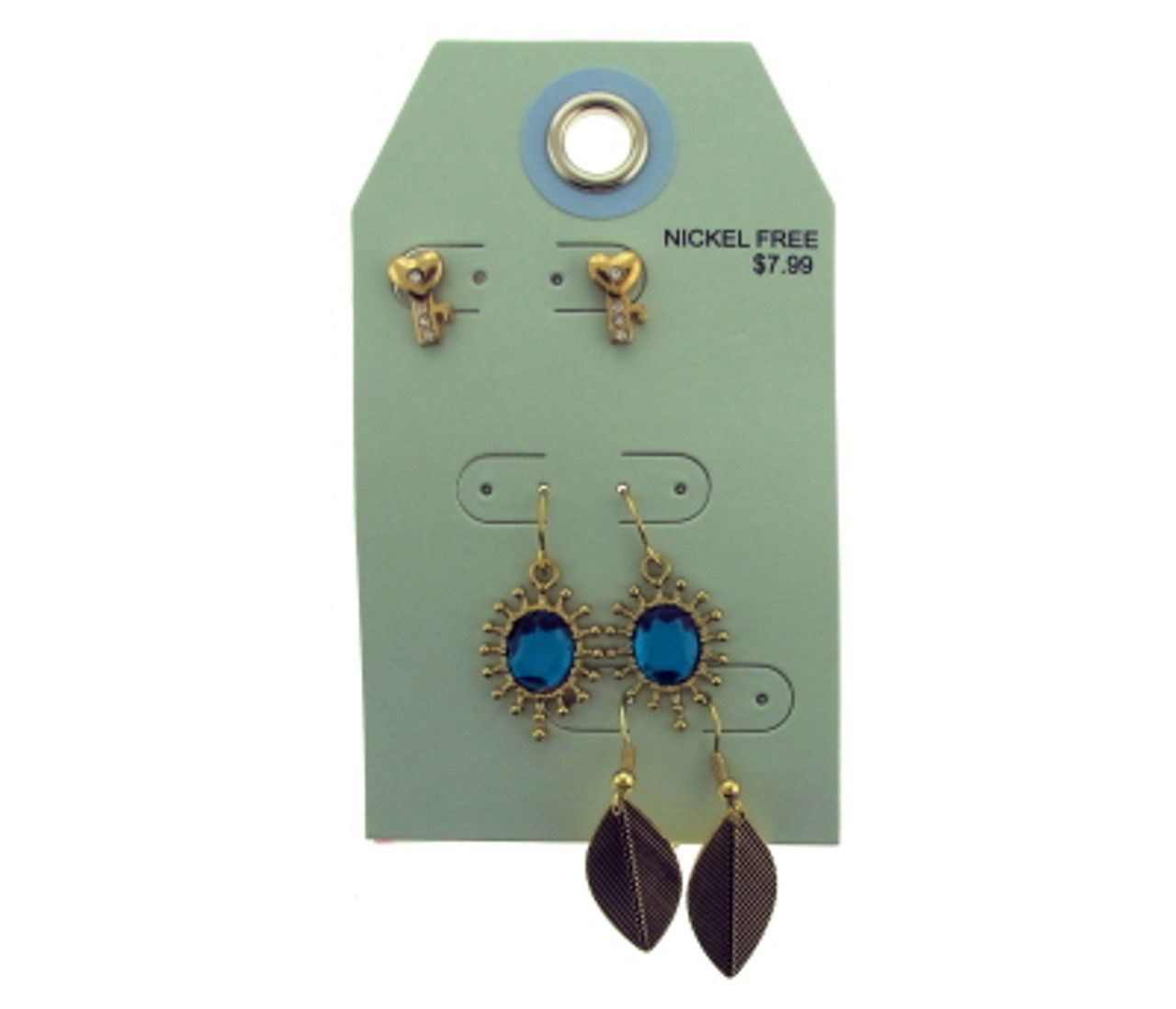 60 Wholesale Multiple Gold Tone Stud And Dangle Earrings