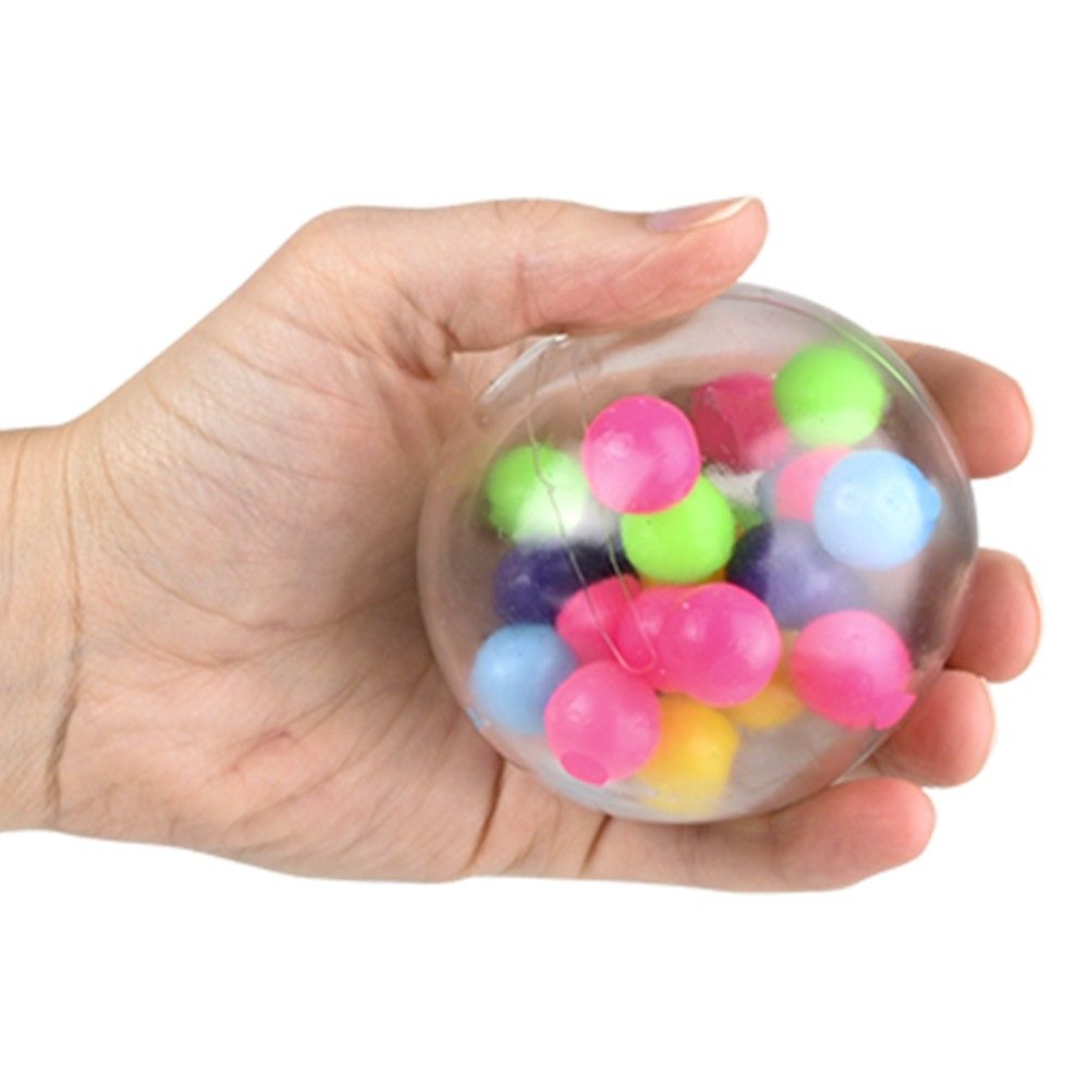 144 pieces 2.75" Squeezy Molecule Ball - Slime & Squishees