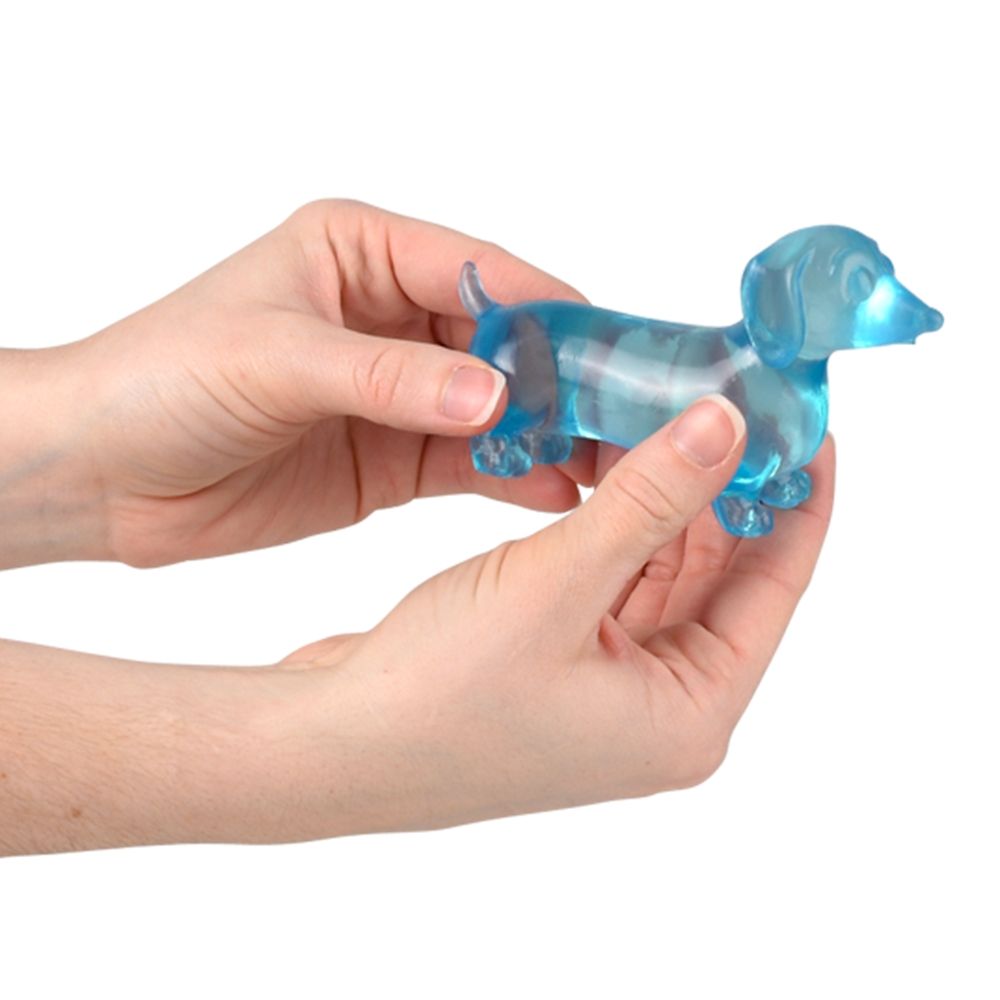 72 Wholesale (t) 4.5" Squeeze Sugar Dachshund 12ct