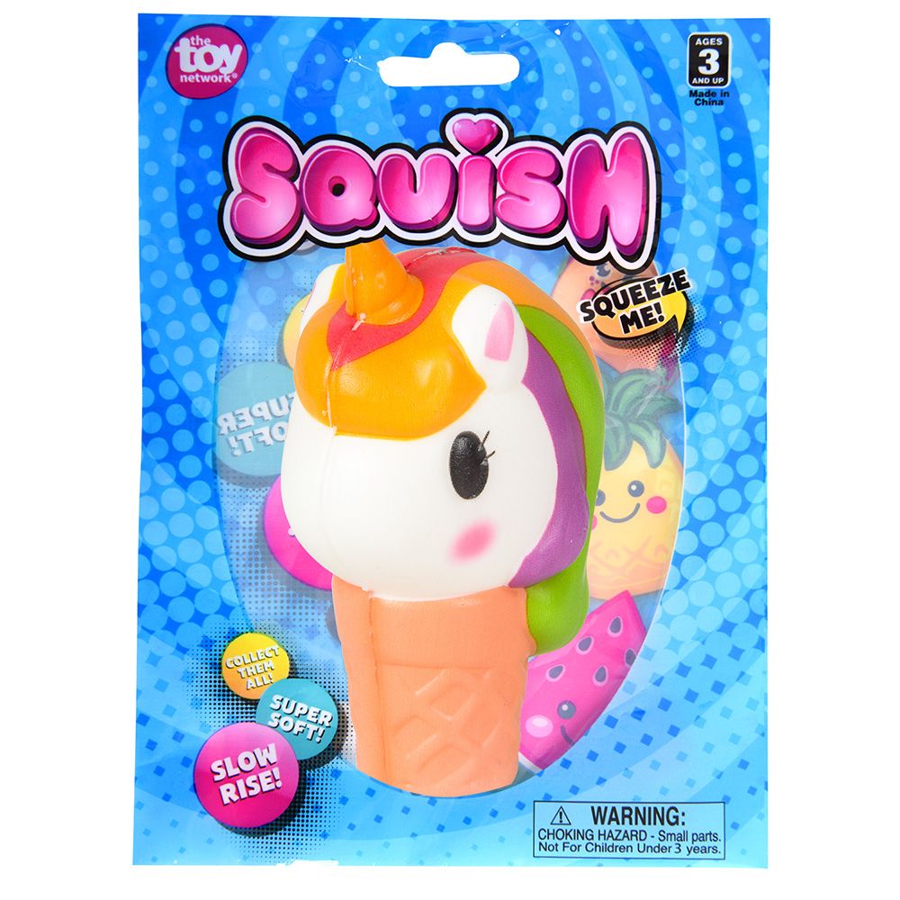 144 pieces 4" Squish Unicorn Ice Cream - Slime & Squishees