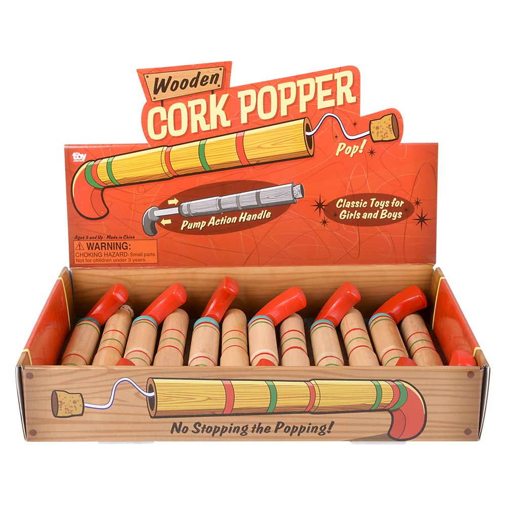 72 pieces of 8 inch Wooden Pop Gun