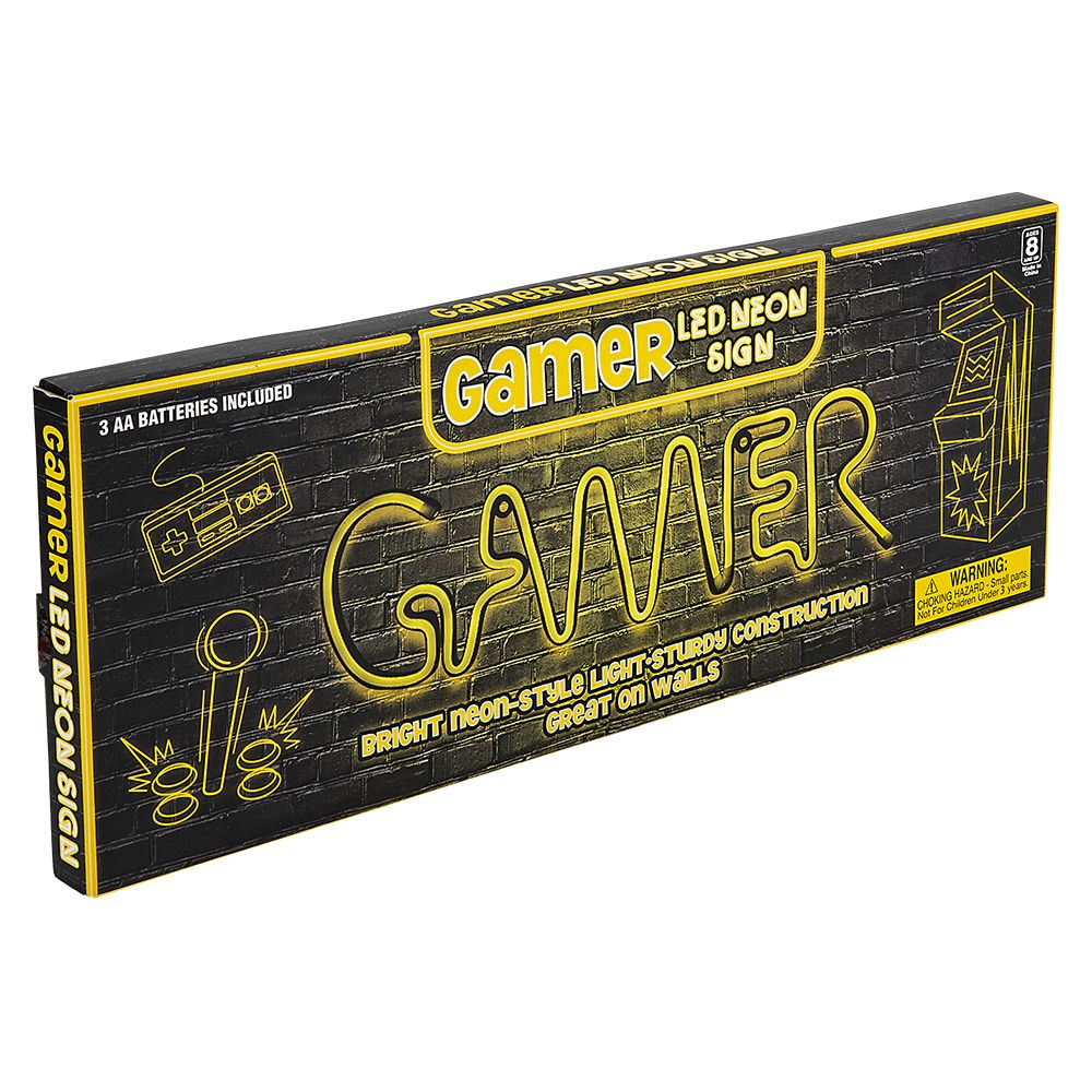 12 pieces 17.75" Gamer Led Neon Style Sign - Sign