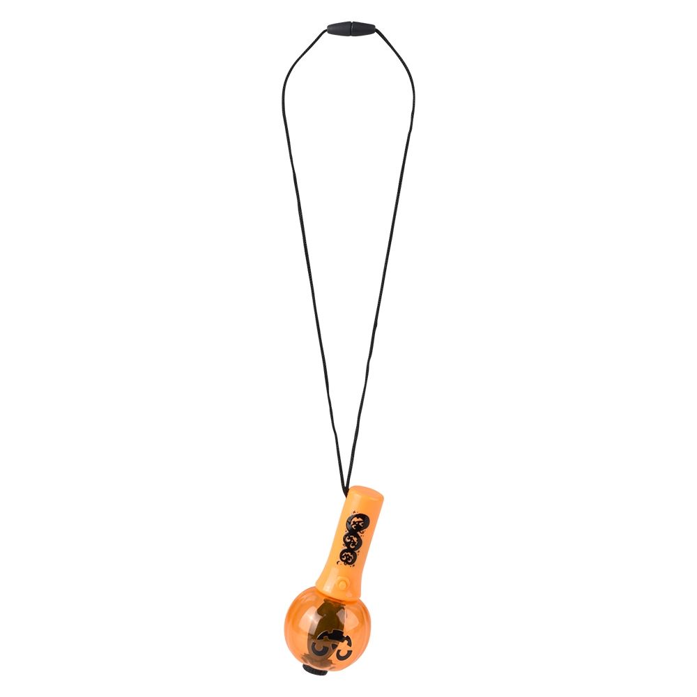 144 Wholesale Jack O Lantern Light Up Spinning Wand Necklace 4.5-inch
