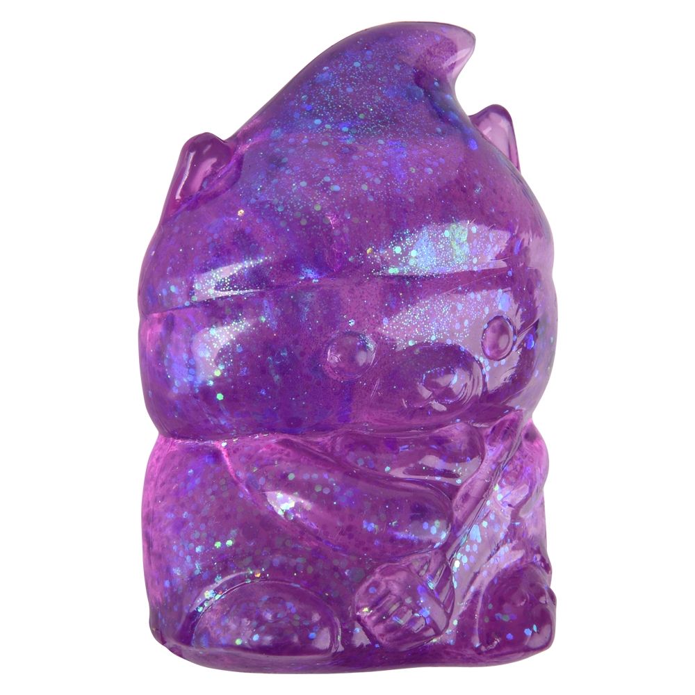 24 Wholesale (t) Jumbo Sugar Squeezy Halloween Witch Cat 4"