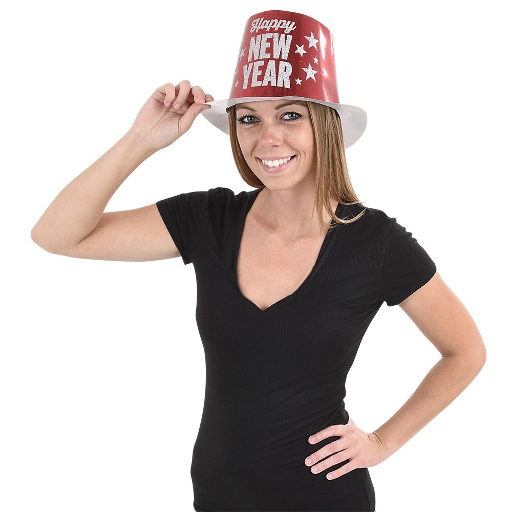 144 pieces Happy New Year Top Hat - New Years